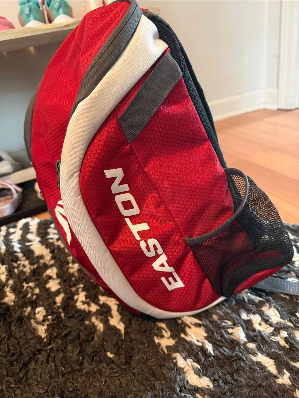 Easton Red and White Kids Sport Backpack